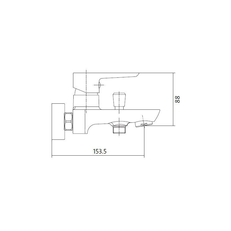 Nowoczesna Bateria Wannowa MILLE – Elegancja i Funkcjonalność w Twojej Łazience