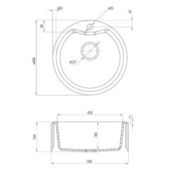 Szykowny Zlewozmywak Solis 48x48 Antracyt – Elegancja i Funkcjonalność w Jednym!