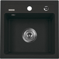 Zlewozmywak Zorba 44x44 Grafitowy - Styl i Funkcjonalność bez Ociekacza