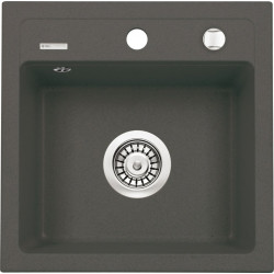 Funkcjonalny Zlewozmywak Zorba 44x44 Antracyt – Nowoczesny Design bez Ociekacza