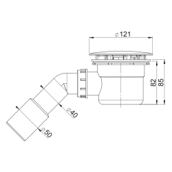 Odpływ brodzikowy Slim Design FI 90 - Komfortowa elegancja do Twojej łazienki