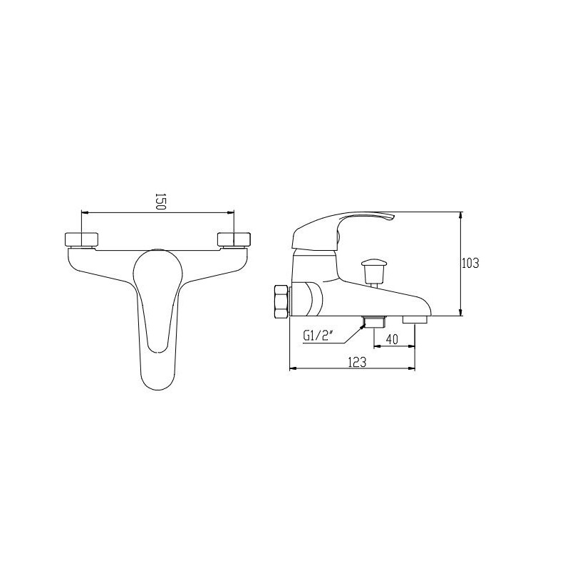 Mitris BW-79-001: Elegancka Bateria Wannowa dla Twojej Łazienki!