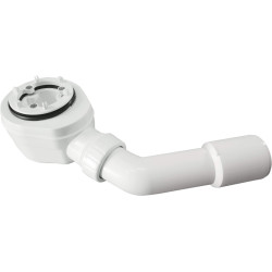 UltraCzysty Syfon Odpływowy z Białym Wykończeniem - Szybkie Czyszczenie od Góry, 50 mm