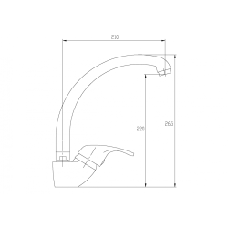 Invena Mitris - Nowoczesna Bateria Zlewozmywakowa z Ruchomą Wylewką w Chromie
