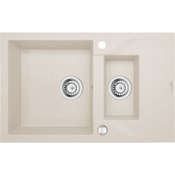 Zlewozmywak Granitowy Andante 78x49 Beż - Elegancja i Funkcjonalność w Twojej Kuchni