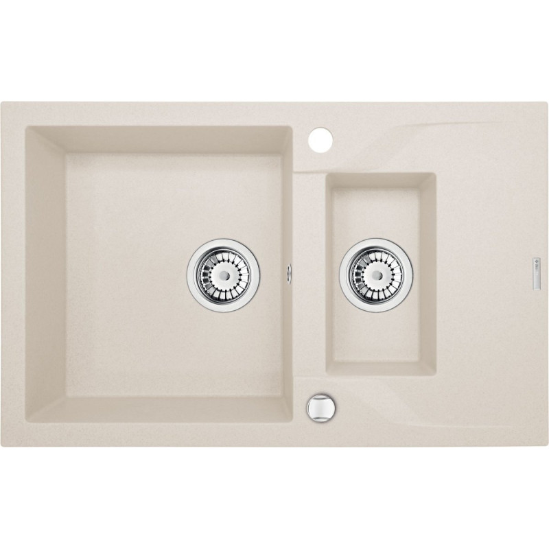 Zlewozmywak Granitowy Andante 78x49 Beż - Elegancja i Funkcjonalność w Twojej Kuchni