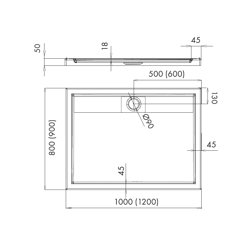 Komfortowy Brodzik Lapis 80x100x5 - Doskonała jakość i styl każdej łazienki!