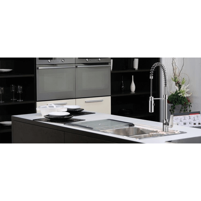 Stylowa Bateria Dokos Chrom do Twojej Kuchni – Model BZ-19-S01