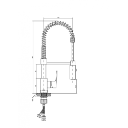 Stylowa Bateria Dokos Chrom do Twojej Kuchni – Model BZ-19-S01