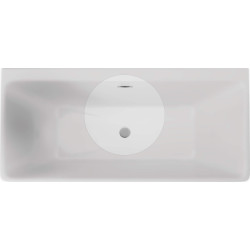 Elegancki zestaw do wanny - Korek click-clack i przelew chromowany w komplecie