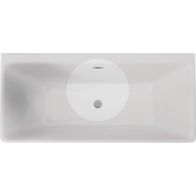 Elegancki zestaw do wanny - Korek click-clack i przelew chromowany w komplecie