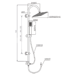 Florina AU-30-001: Luksusowa Deszczownia do Twojej Łazienki