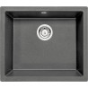 Nowoczesny Zlewozmywak Podblatowy Corda 55x46 Antracyt - Idealny do Twojej Kuchni!