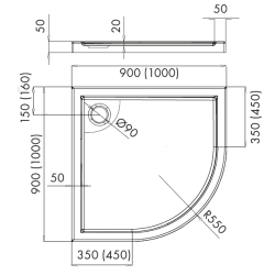 Nowoczesny Brodzik Axel 100x100x5 – Twoja oaza relaksu w łazience!