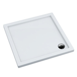 Stylowy Brodzik Kwadratowy 80x80 cm Corrina Stabilsound Plus - Komfort i Elegancja w Twojej Łazience