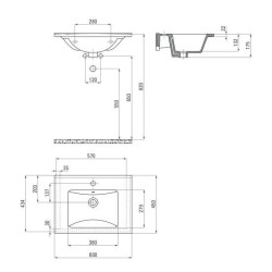 Stylowa umywalka wpuszczana Floks – elegancja i funkcjonalność w Twojej łazience!