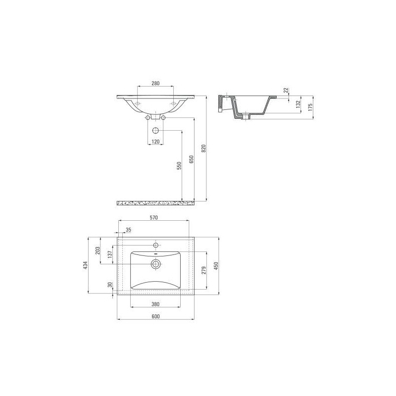 Stylowa umywalka wpuszczana Floks – elegancja i funkcjonalność w Twojej łazience!
