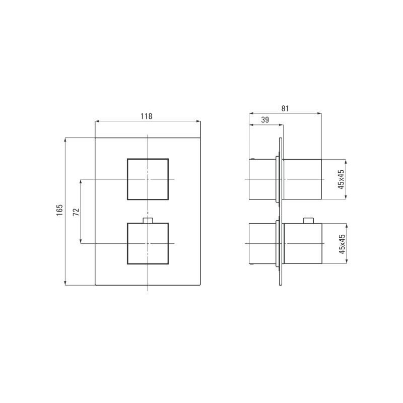 Elegancka bateria termostatyczna do boxa — chromowany luksus i wygoda!