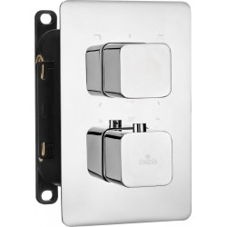 Termostatyczna bateria podtynkowa do boxa, chrom, idealna do łazienki!