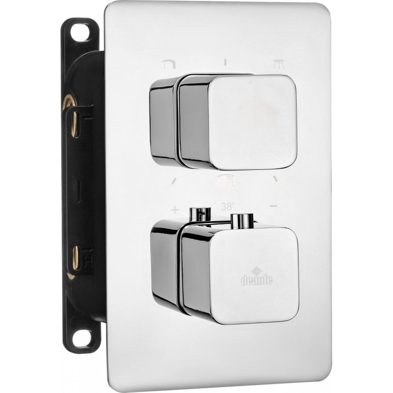 Termostatyczna bateria podtynkowa do boxa, chrom, idealna do łazienki!