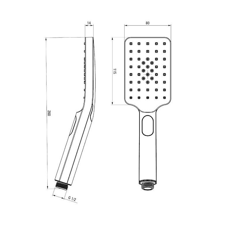 Luksusowy Czarny Zestaw Prysznicowy z Termostatem - Elegancja i Komfort w Łazience