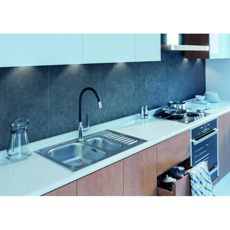 Mega Zlewozmywak Granitowy MEGALO + Stylowa Bateria Elza - Idealny Do Twojej Kuchni