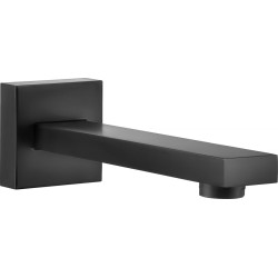 Elegancka Wylewka Wannowa Cascada Czarna 19,6 cm - Nowoczesny Design