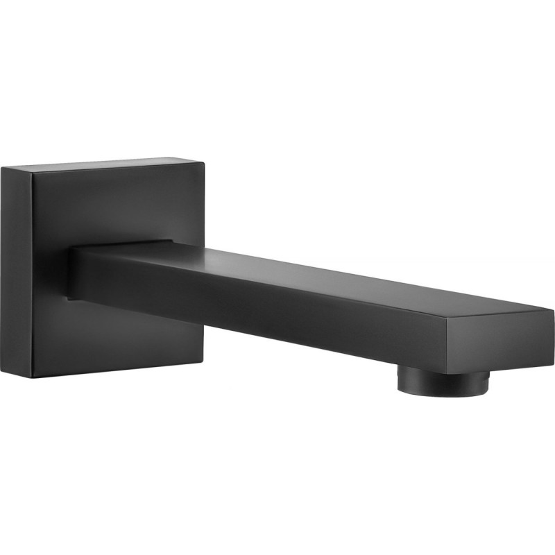 Elegancka Wylewka Wannowa Cascada Czarna 19,6 cm - Nowoczesny Design