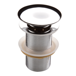 Stylowy Korek Klik-Klak do Umywalki BEZ Przelewu DEANTE Chromowany