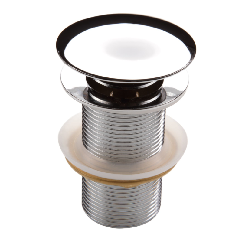 Stylowy Korek Klik-Klak do Umywalki BEZ Przelewu DEANTE Chromowany