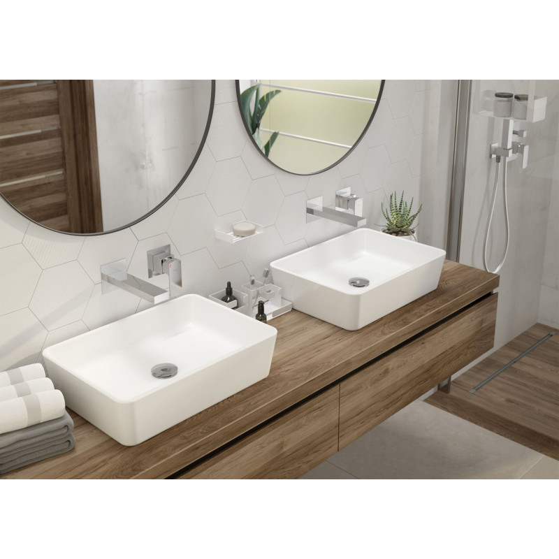 Stylowy Korek Klik-Klak do Umywalki BEZ Przelewu DEANTE Chromowany