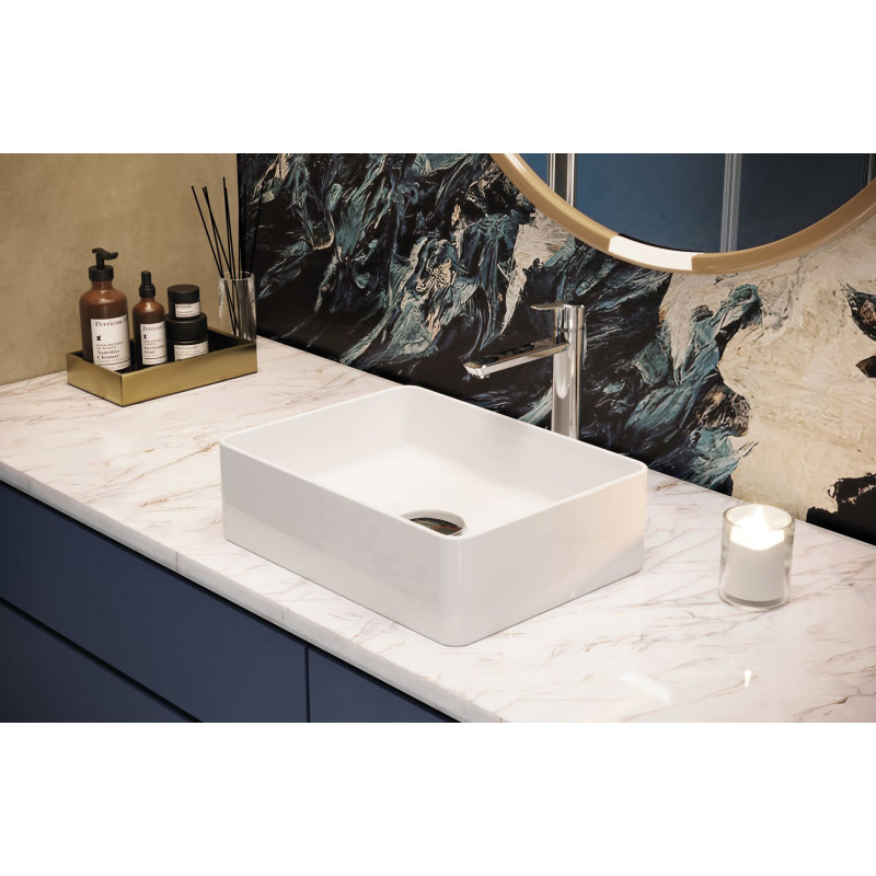 Stylowy Korek Klik-Klak do Umywalki BEZ Przelewu DEANTE Chromowany