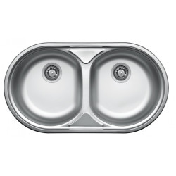 Dwukomorowy zlewozmywak Inox Normal - trwałość i elegancja dla Twojej kuchni