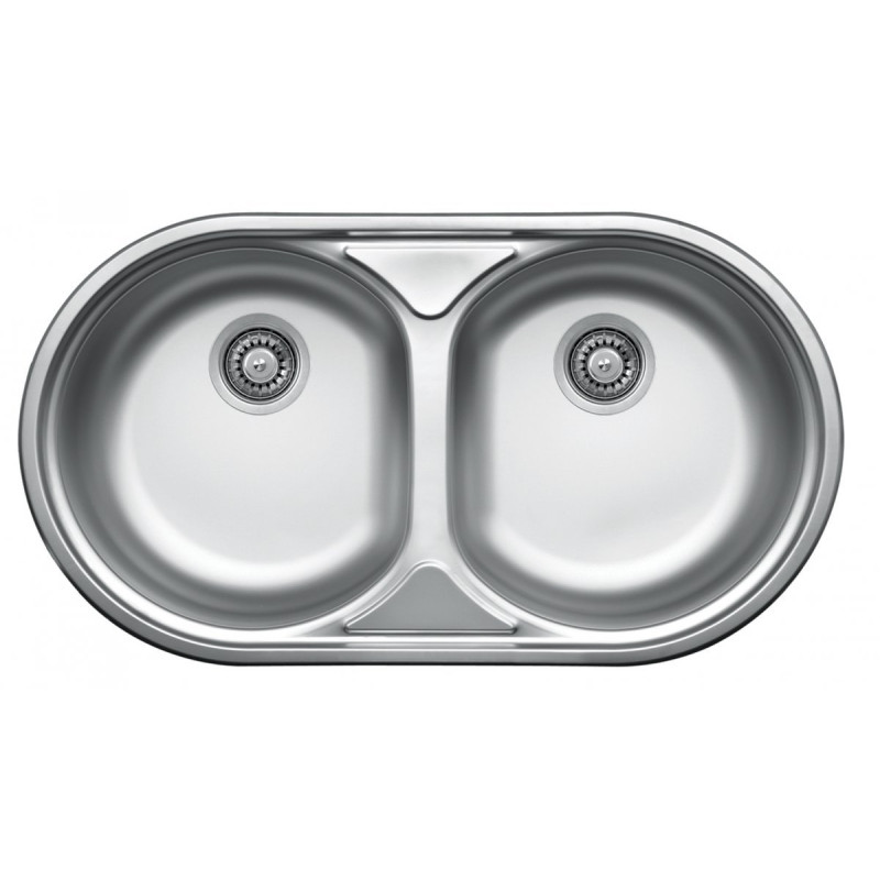 Dwukomorowy zlewozmywak Inox Normal - trwałość i elegancja dla Twojej kuchni