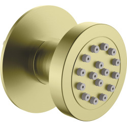 Złota Dysza Natryskowa Premium - Elegancja i Komfort prysznicu, mosiądz 16 strumieni