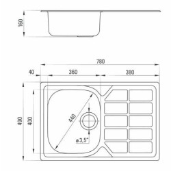 Zlewozmywak Soul 1-komorowy z Ociekaczem - Styl i Funkcjonalność w Twojej Kuchni