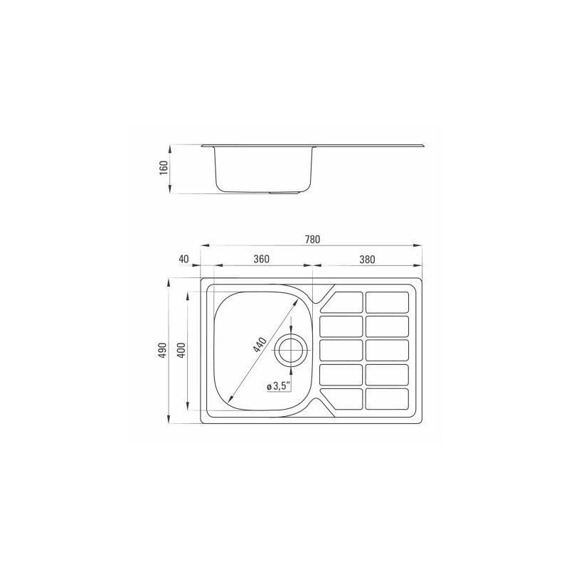 Zlewozmywak Soul 1-komorowy z Ociekaczem - Styl i Funkcjonalność w Twojej Kuchni