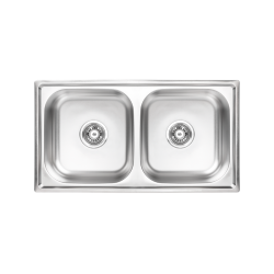 Stylowy Zlewozmywak Inox SKS 020T 78x43 cm - Wytrzymały i Komfortowy!