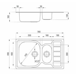 Zlewozmywak Soul 1.5 z Ociekaczem – Funkcjonalność i Styl w Twojej Kuchni!
