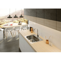 Maredo - Nowoczesny Zlewozmywak 1-komorowy Bez Ociekacza | Elegancja w Twojej Kuchni