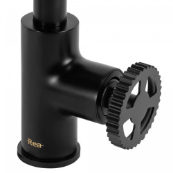 Elegancka Wysoka Bateria Umywalkowa Vertigo Side Czarna - Styl i Funkcjonalność