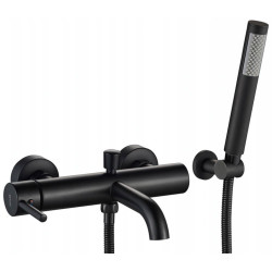 Elegancka Bateria Wannowa Lungo w Nowoczesnej Czerni – Styl i Funkcjonalność