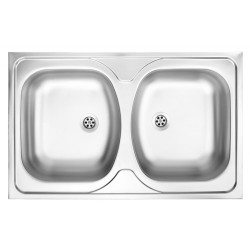 Zlewozmywak Tango Duo z 2 Komorami – Elegancja i Funkcjonalność bez Ociekacza