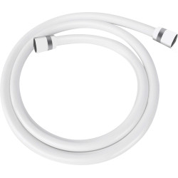 Bianco Elegance - Wąż Prysznicowy 150 cm, Mocny & Stylowy, PVC i Mosiądz, Anti-Twist