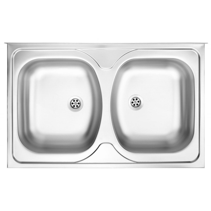 Praktyczny zlewozmywak Tango 2-komorowy z listwą – idealne rozwiązanie do każdej kuchni!