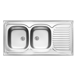 Nowoczesny Zlewozmywak Tango 2 Komory z Funkcjonalnym Ociekaczem