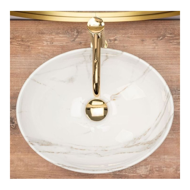 Lśniąca Umywalka Sofia - Elegancja na Twojej Łazienkowej Półce!