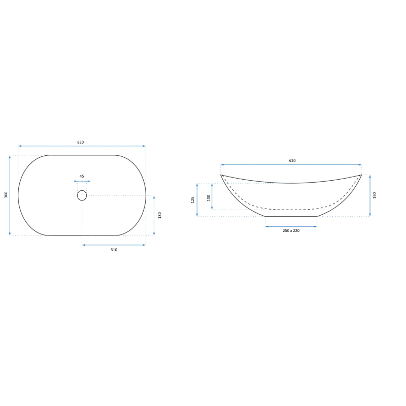 Ekskluzywna Umywalka Nablatowa Royal Granit Shiny – Elegancja w Twojej Łazience!