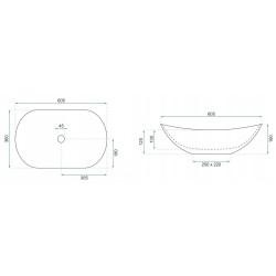 Ekskluzywna Umywalka Nablatowa Royal Granit Shiny – Elegancja w Twojej Łazience!