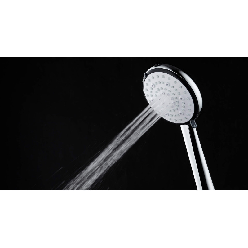 Prysznicowy Luksus: 6-Funkcyjna Głowica Chromowa z Systemem Anti-Calc